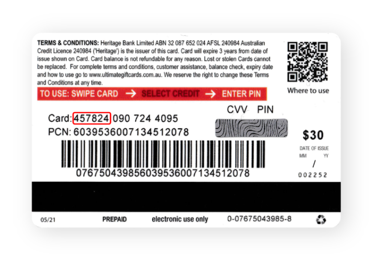 Check balance Ultimate Gift Cards